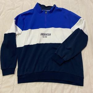 D&F Brooklyn New York Half Zip